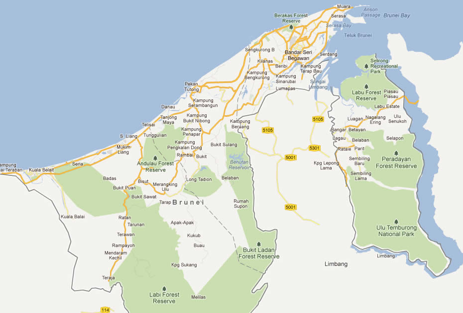 carte du brunei